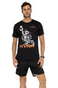 Camiseta Masculina KVRA Freedom Preta - Foto 0