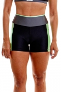 Shorts Feminino KVRA Scale  Tricolor Verde - Foto 0