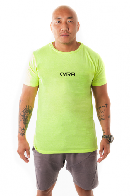 Camiseta KVRA Live Basic Amarelo Fluor - Foto 0