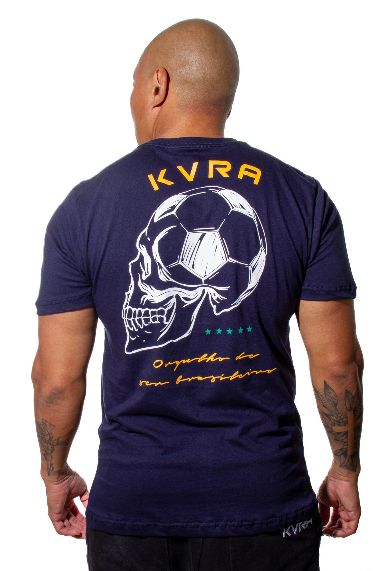 Camiseta Masc Kvra Ball Ls Azul - Foto 2
