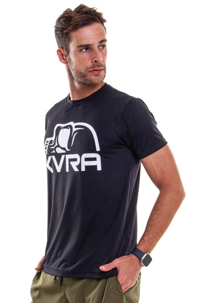 Camiseta Masculina KVRA Full Skull Preta - Foto 1