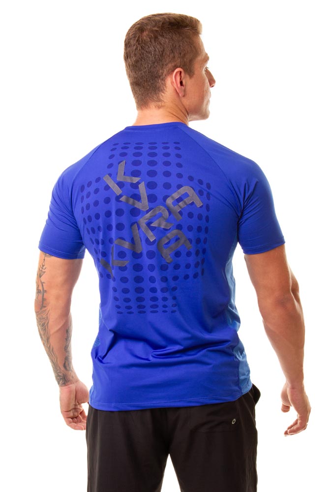 Camiseta Masculina Kvra Speed Hp Azul Royal - Foto 2