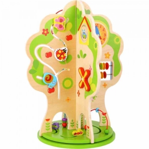 Brinquedo Árvore Giratória Pedagógica em Madeira - Tooky Toy