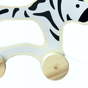 Brinquedo de Puxar Zebra em Madeira - 5 - TopToy Brasil