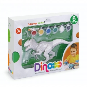 Coleção Dino Para Colorir - Tiranossauro Rex  - 6300 - Xplast