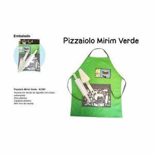 Kit Pizzaiolo Mirim - Verde - Teliê Brinquedos