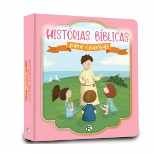 Livro Histórias Bíblicas Para Crianças - Capa Rosa - Editora DCL