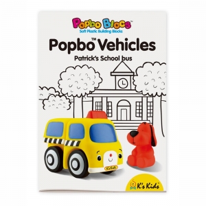 Popbo Blocs - Ônibus Escolar do Patrick - Amarelo - K10648 - Ks Kids