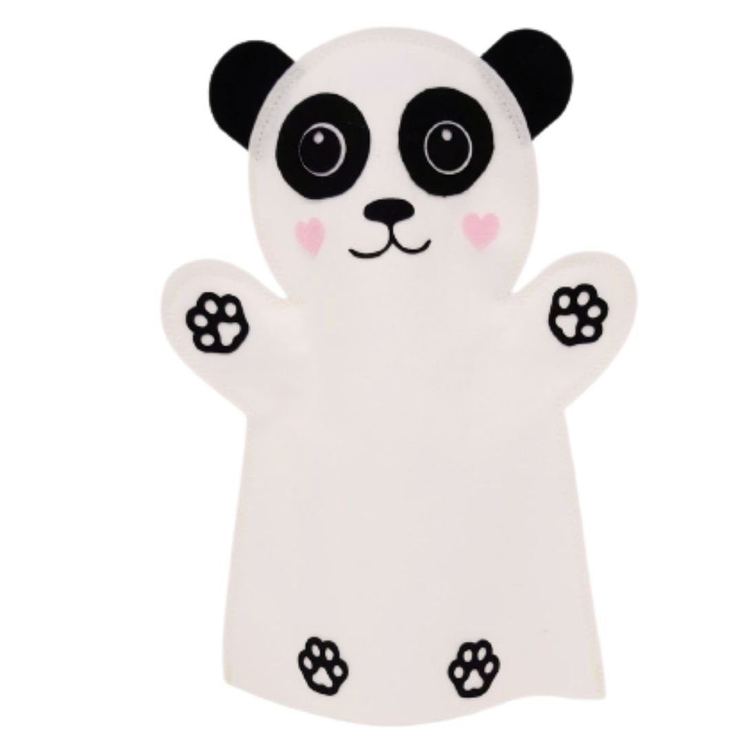 Fantoche - Feltro - Panda - Kits e Gifts