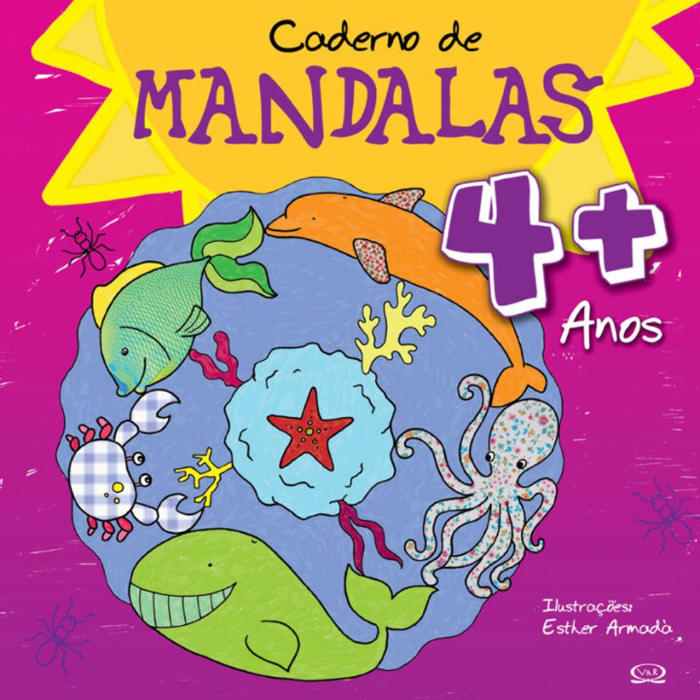 Livro Caderno de Mandalas - 4+ - VR Editora