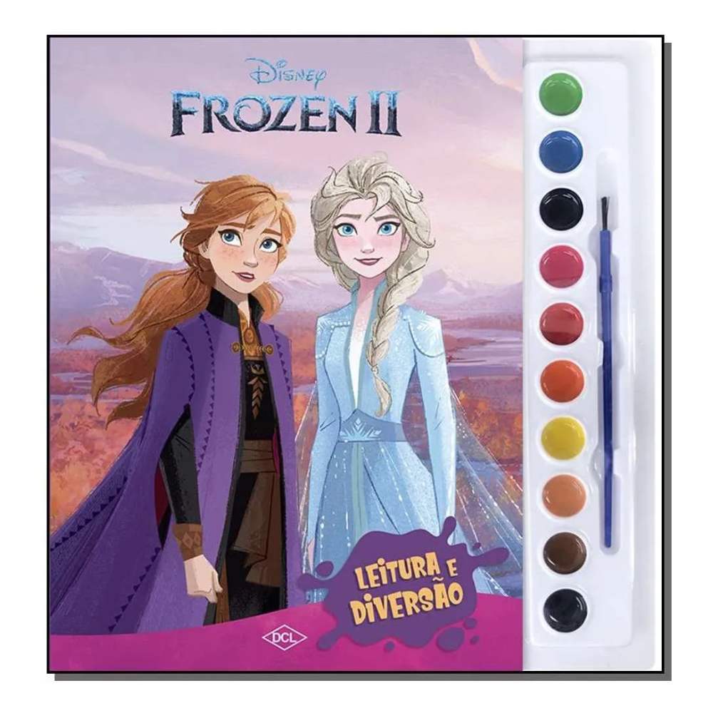 Livro Disney Aquarela - Frozen II- Editora DCL