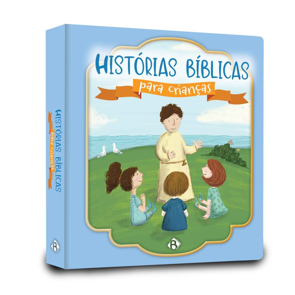 Livro Histórias Bíblicas Para Crianças - Capa Azul - Editora DCL