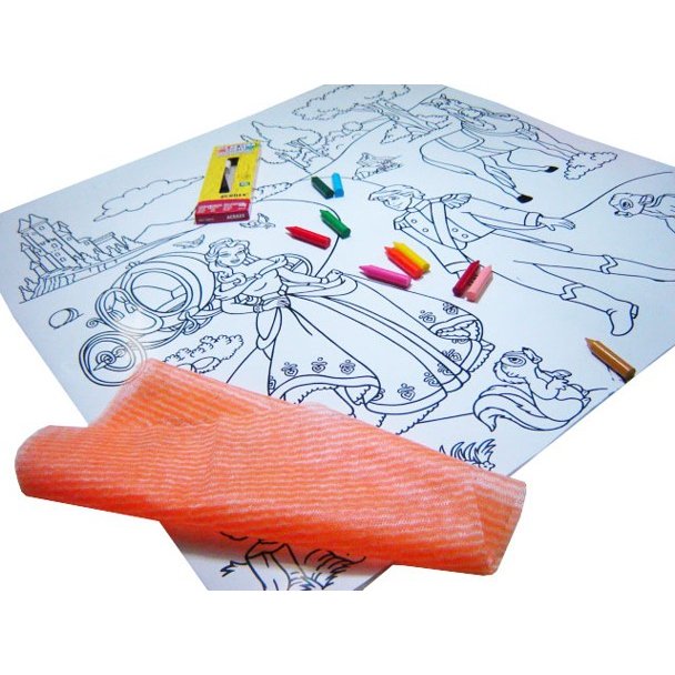 Tapete p/ colorir - Reino Encantado - Kits for Kids