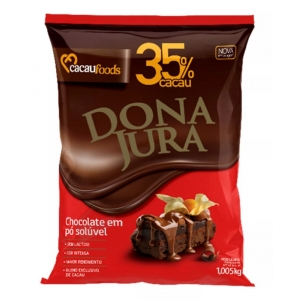 CHOCOLATE EM PÓ 35%  DONA JURA 1,005KG