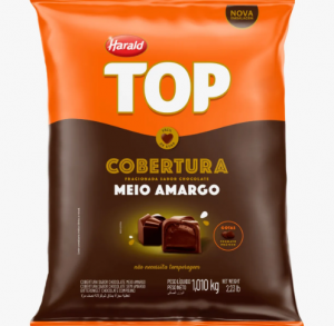 COBERTURA GOTAS MEIO AMARGO TOP HARALD 400G