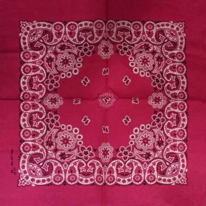 Bandana em Tecido com Estampa Floral Pink