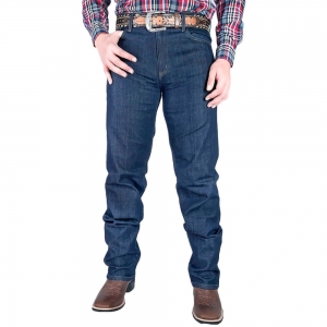 Calça Fast Back Masculina Jeans NEW Escura com Elastano 99% Algodão 13226-002