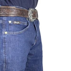 Calça Wrangler Masculina Jeans 100% Algodão Corte Reto Urbano com Lycra Texas Regular WM1201 - Foto 3