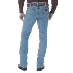 Calça Wrangler Masculina Jeans 70% Algodão Corte Americano Slim Fit 36MACSB36 - Foto 1