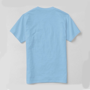 Camiseta Casual Masculina Wild West Azul Claro - Foto 2
