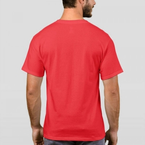 Camiseta Masculina Casual Wild West Vermelho - Foto 1
