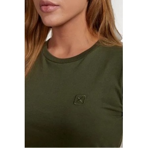 Camiseta TXC Brand Feminina Custom Verde Musgo Estampada - Foto 1