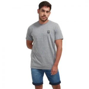 Camiseta TXC Brand Masculina Classic Cinza Estampada Logo - Foto 1