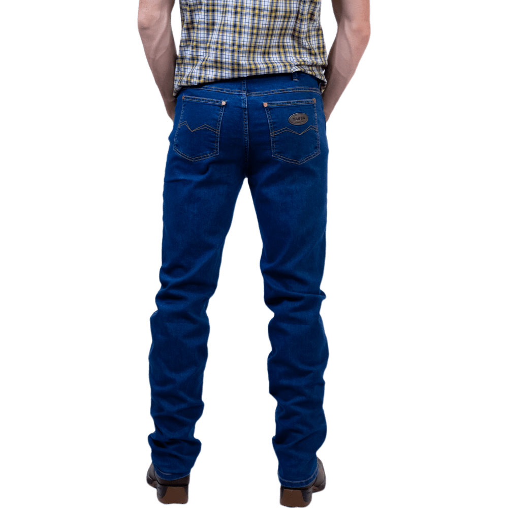 Calça Tassa Masculina Jeans Cowboy Cut Super Stone 82% Algodão - Foto 2
