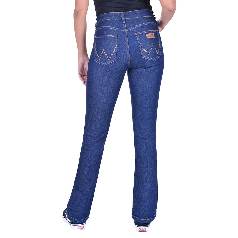 Calça Wrangler Feminina Jeans 80% Algodão Cintura Alta Sally Flare WF2019 - Foto 1