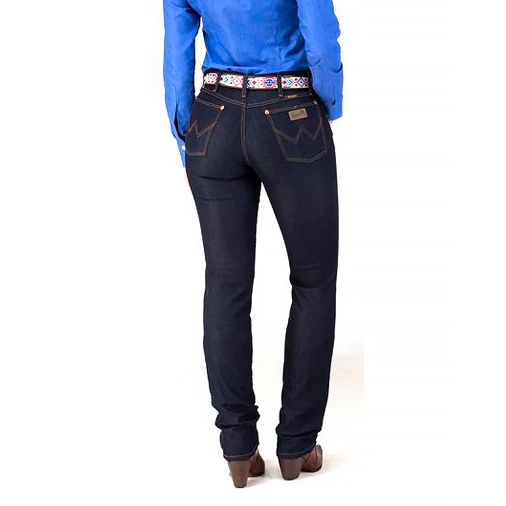 Calça Wrangler Feminina Jeans 81% Algodão Cintura Média Corte Americano Low Rise 15M6J0250 - Foto 2