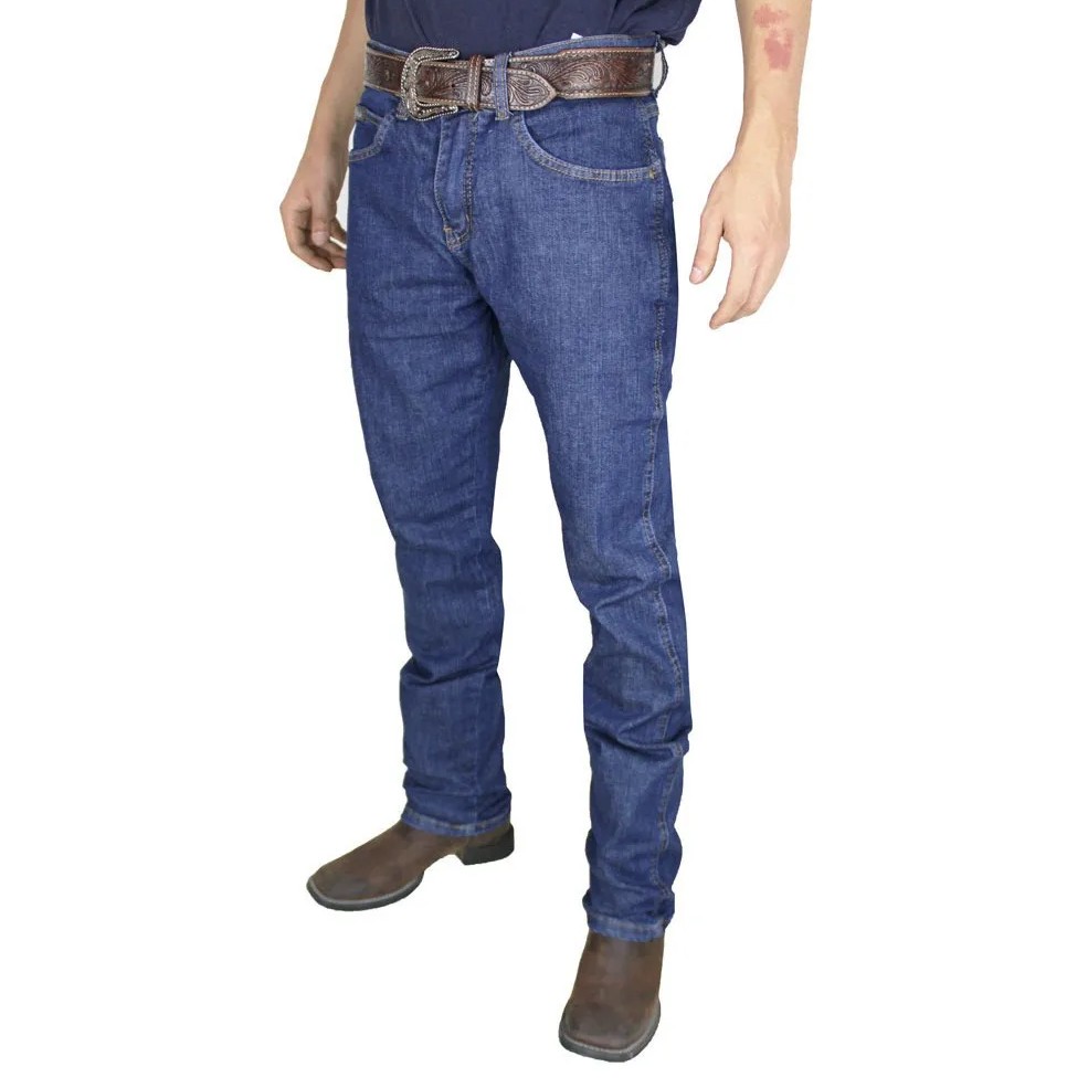 Calça Wrangler Masculina Jeans 100% Algodão Corte Reto Urbano com Lycra Texas Regular WM1201 - Foto 0