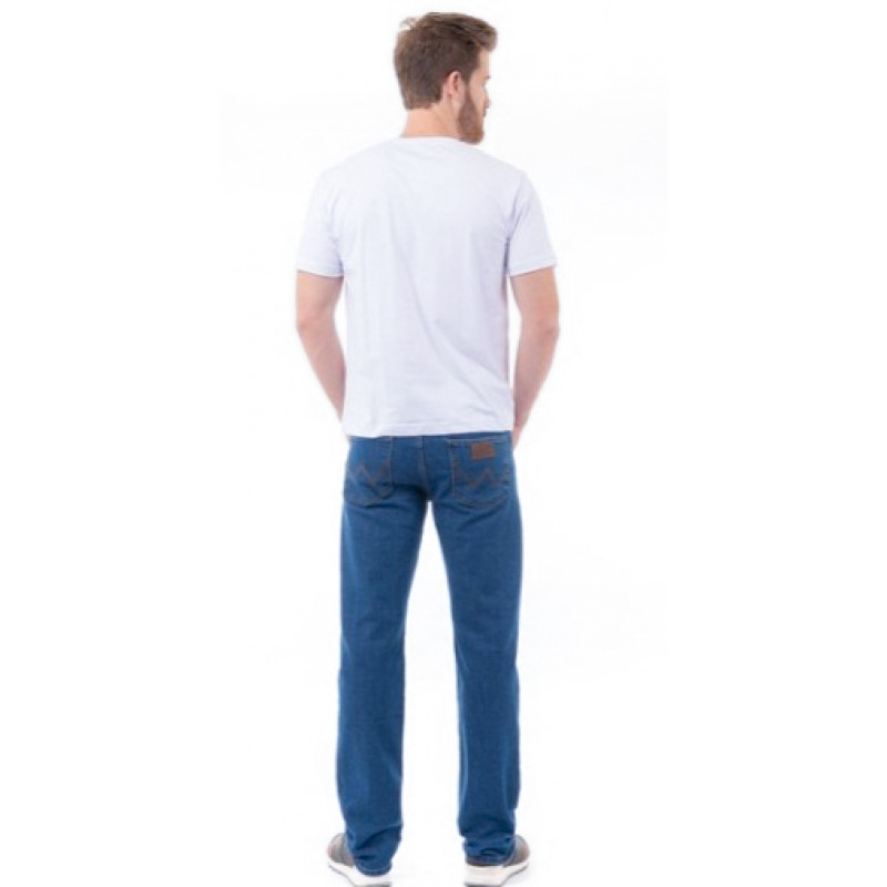 Calça Wrangler Masculina Jeans 69% Algodão Cintura Média Original Urbano Cody Classic WM1102 - Foto 6