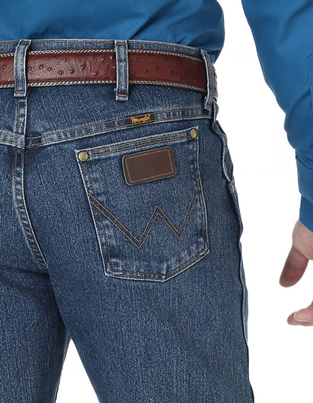Calça Wrangler Masculina Jeans 70% Algodão Corte Americano Regular Fit 47MACMT36 - Foto 4