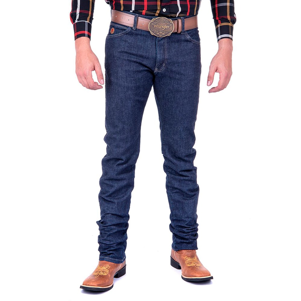 Calça Wrangler Masculina Jeans 99% Algodão Corte Americano 20X Elastic Comfort 21X44PW36 - Foto 0
