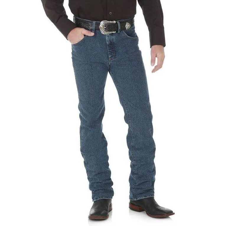 Calça Wrangler Masculina Jeans Importada Slim Fit Cowboy Cut 36MACMT36 - Foto 6
