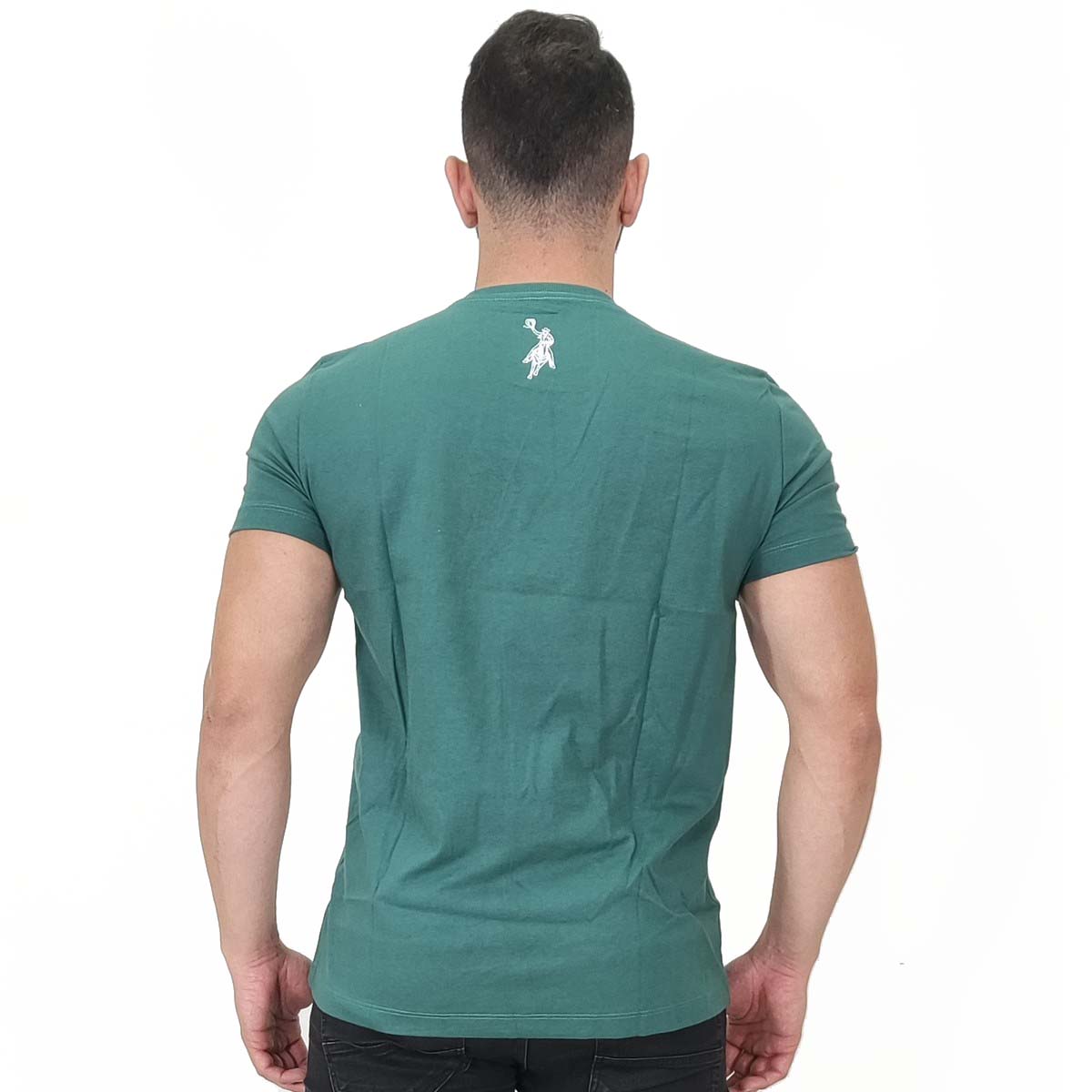Camiseta Masculina Austin Western Verde Estampada Classic - Foto 1