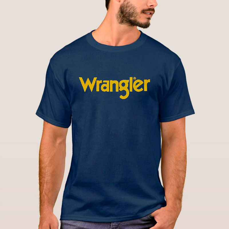 Camiseta Masculina Wrangler Azul Marinho Urbano - Foto 0