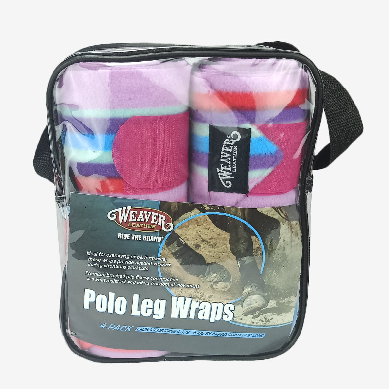 Conjunto Liga Weaver Leather Pernas de Cavalo Arco Iris  - Foto 2