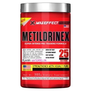Kit 2un Metildrinex MaxEffect Pharma 300g Melancia mais Boné - Foto 1