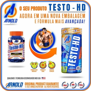 Testo HD Pré Hormonal Arnold Nutrition 120 Cápsulas - Foto 3