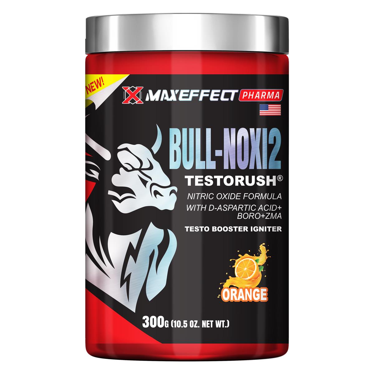 Bull-Noxi2 Pré Treino MaxEffect Pharma 300g - Foto 1