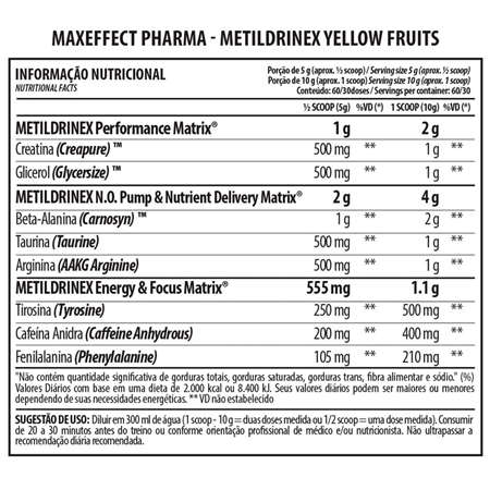 Kit 2un Metildrinex MaxEffect Pharma 300g Melancia mais Boné - Foto 2