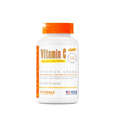 Vitamina C 500mg Vitavale 60 cápsulas - Foto 0