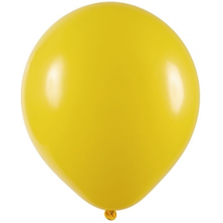 Balão Amarelo Redondo - Nº 12 - Art Látex - 50 Un