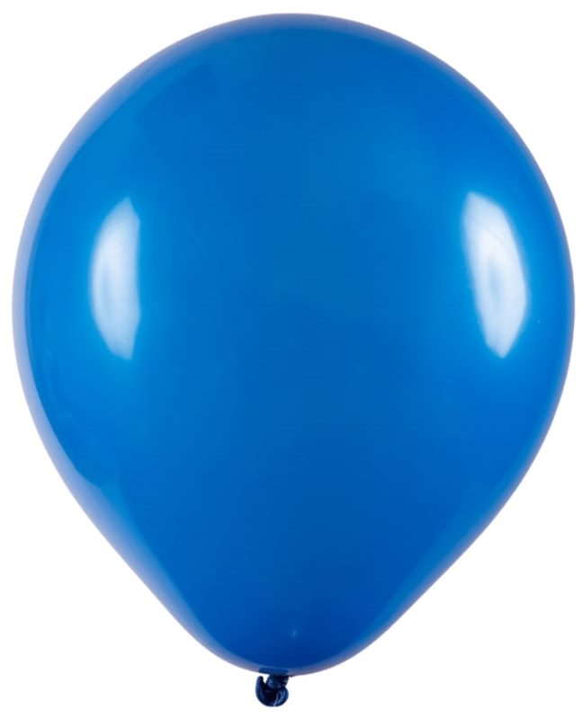 Balão Azul Redondo Profissional Art Látex