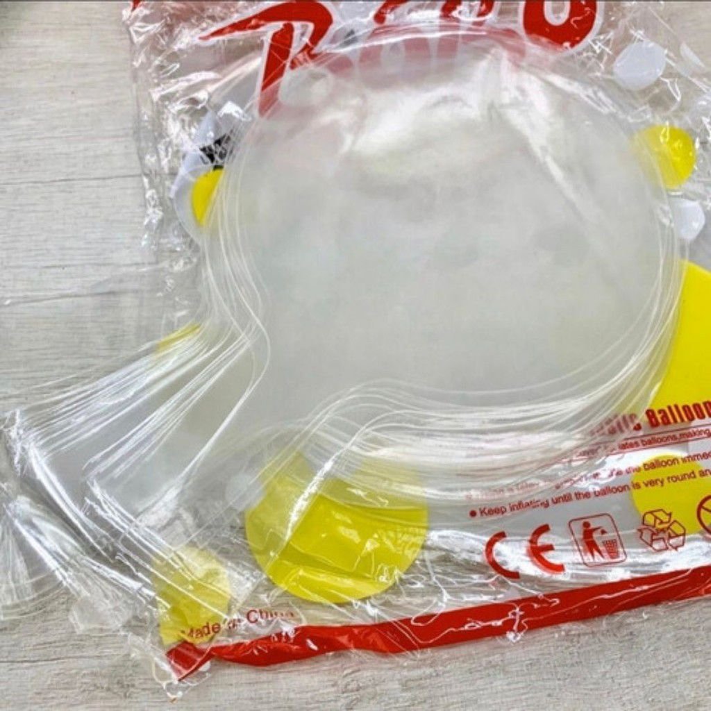 Balão Bubble 11" polegadas 22 cm p/ Topo de Bolo Cake Bolha