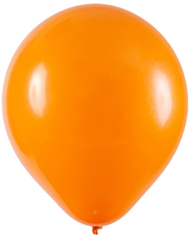 Balão Laranja Redondo Profissional Art Látex