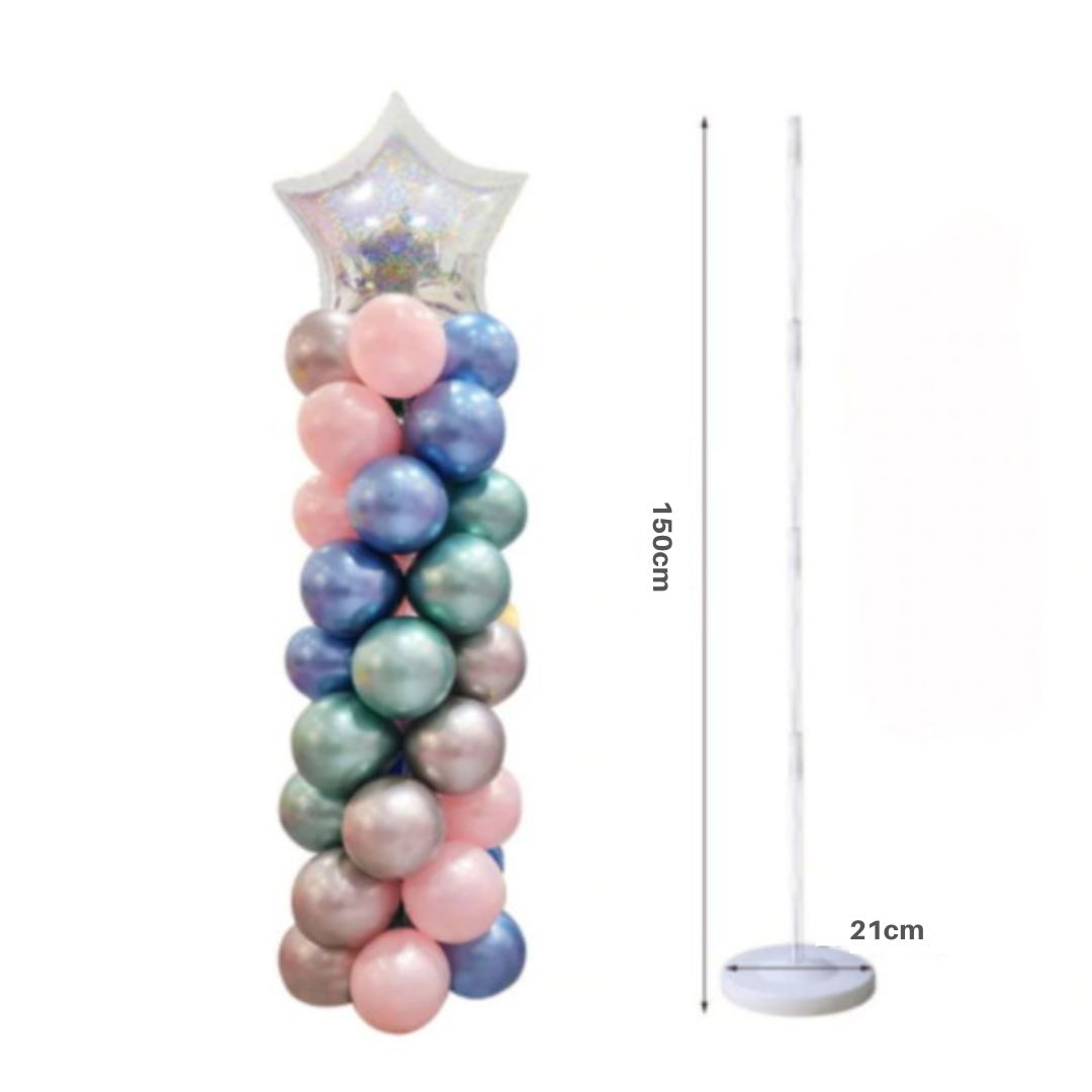 Torre Coluna De Balões Bexigas Suporte Desmontável - 1,50m