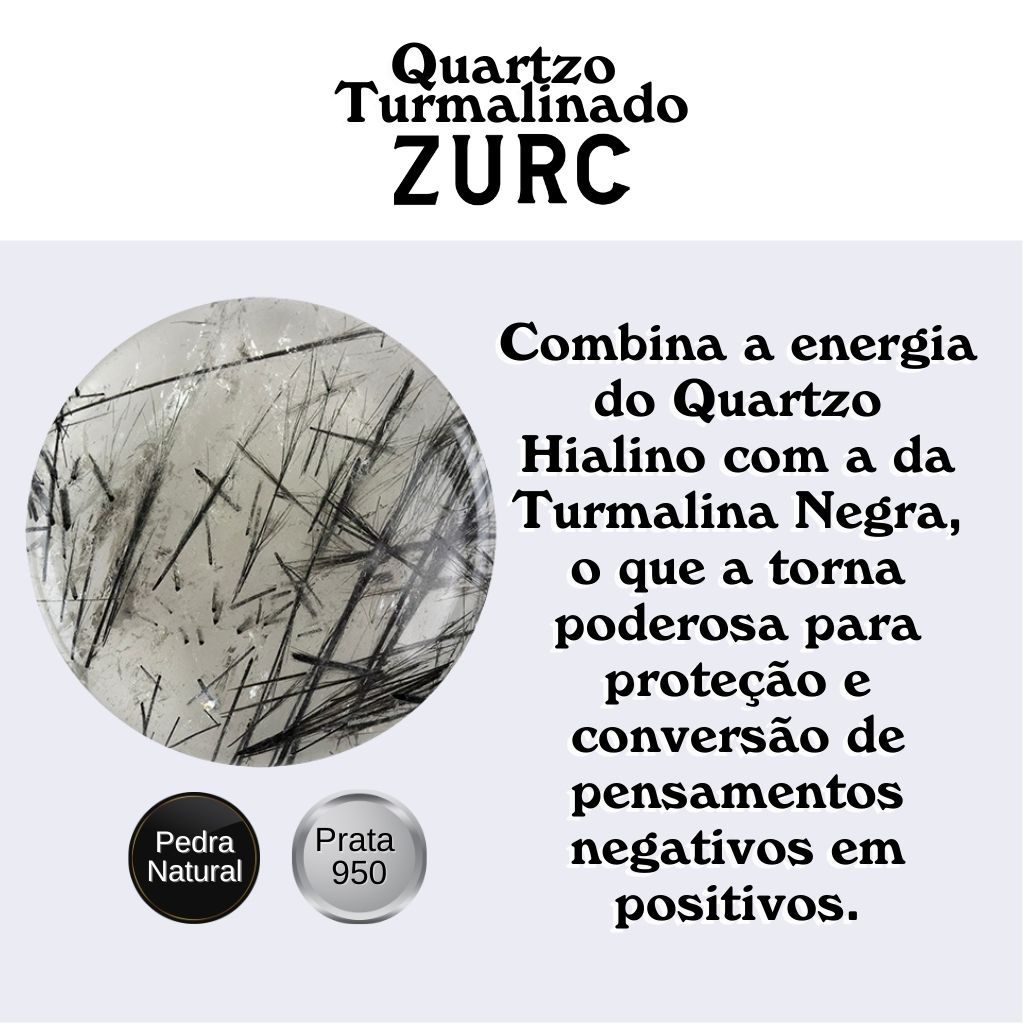 Pingente de Prata Nobre Alta Joalheria Certificado Ponta Com Pedra Natural Quartzo Turmalinado Grande
