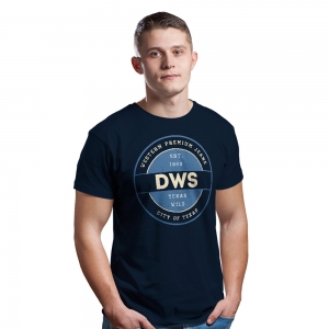 Camiseta Country Masculina Azul Escura Dawson